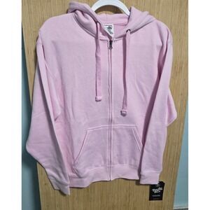 Pacific & Co Pink Tulle Size Small Full Zip Hoodie Womens Style‎ 253 NWT
